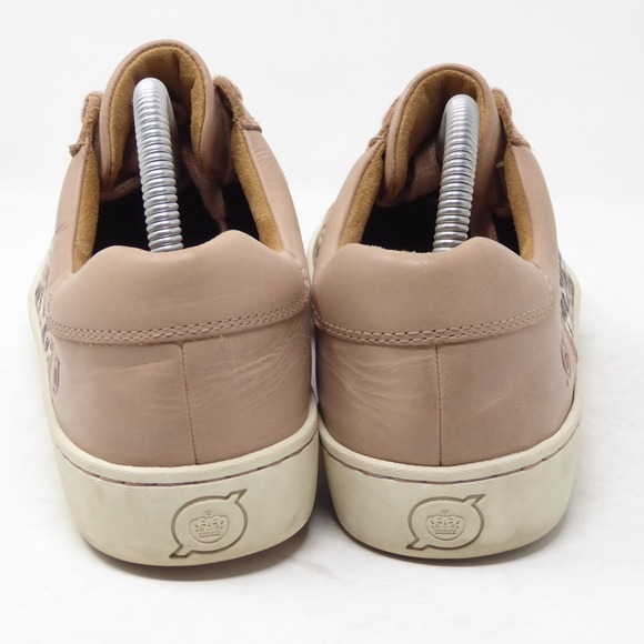 Born Sur Cheetah Print Leather Sneakers Women's Size 10M Pink Brown Lace Up - Picture 5 of 9